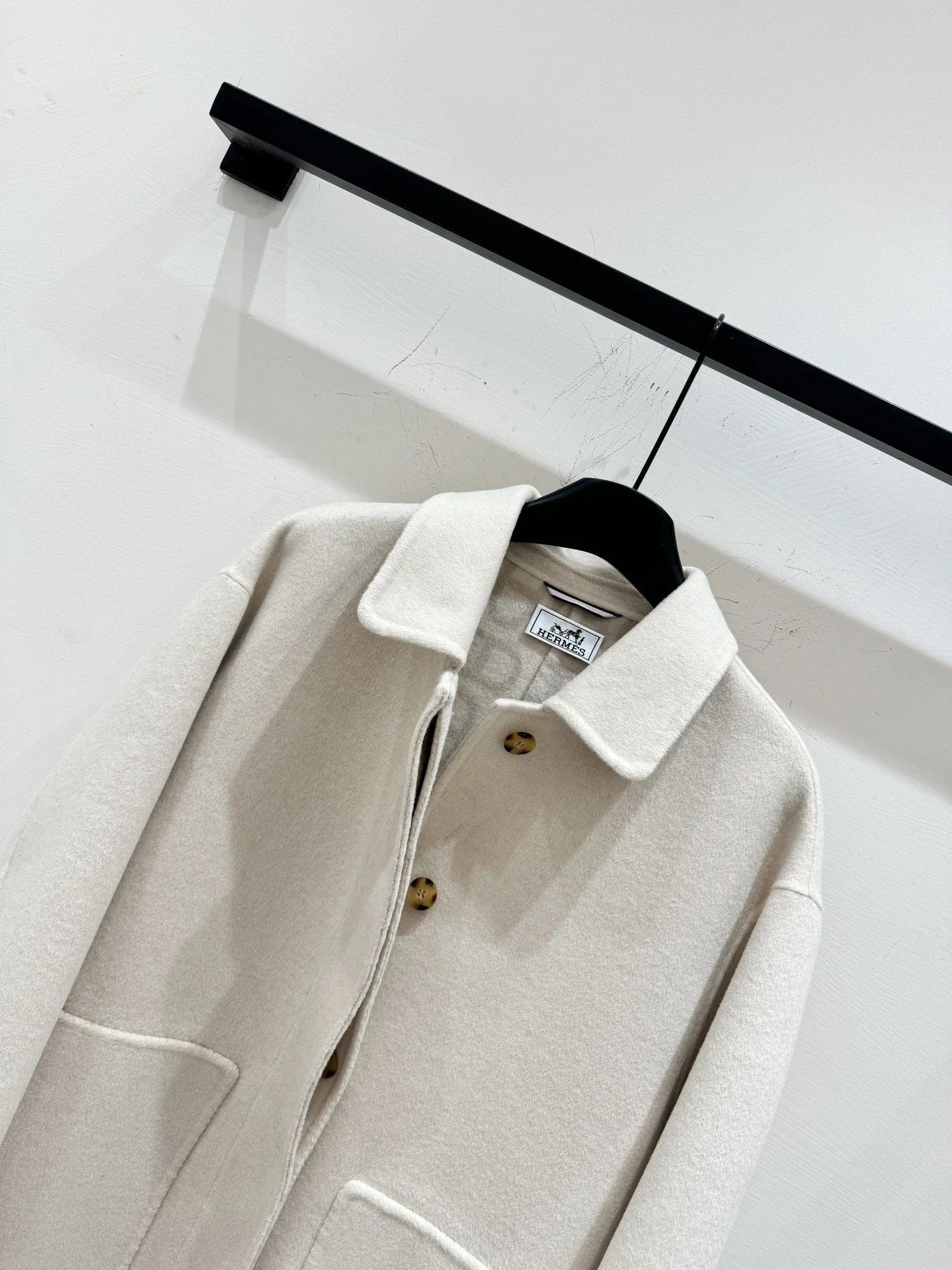 HERMES 25S LONG CASHMERE COAT 154