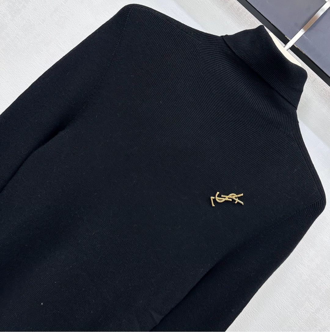 YSL 25S HIGH-NECK SWEATER STYLE 39