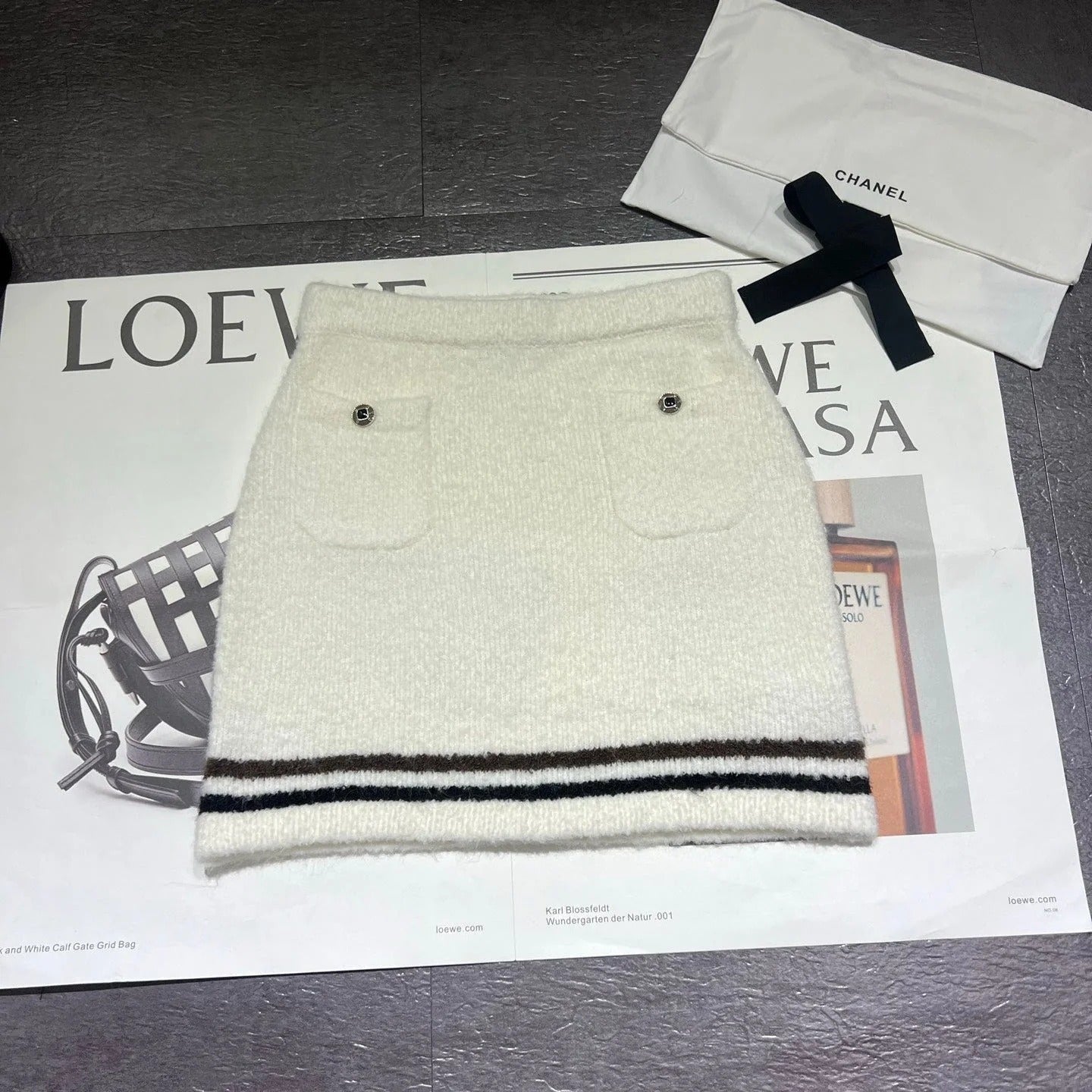 CHANEL 25S SKI COLLECTION SKIRT