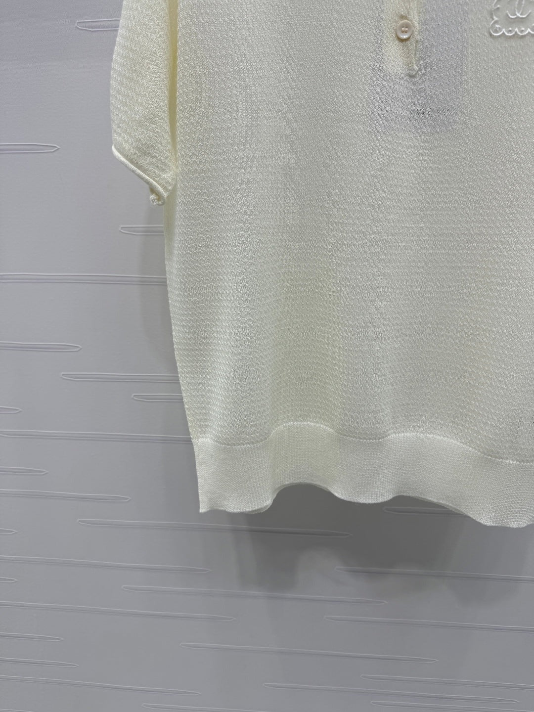 CHANEL POLO SHIRT WHITE 274896