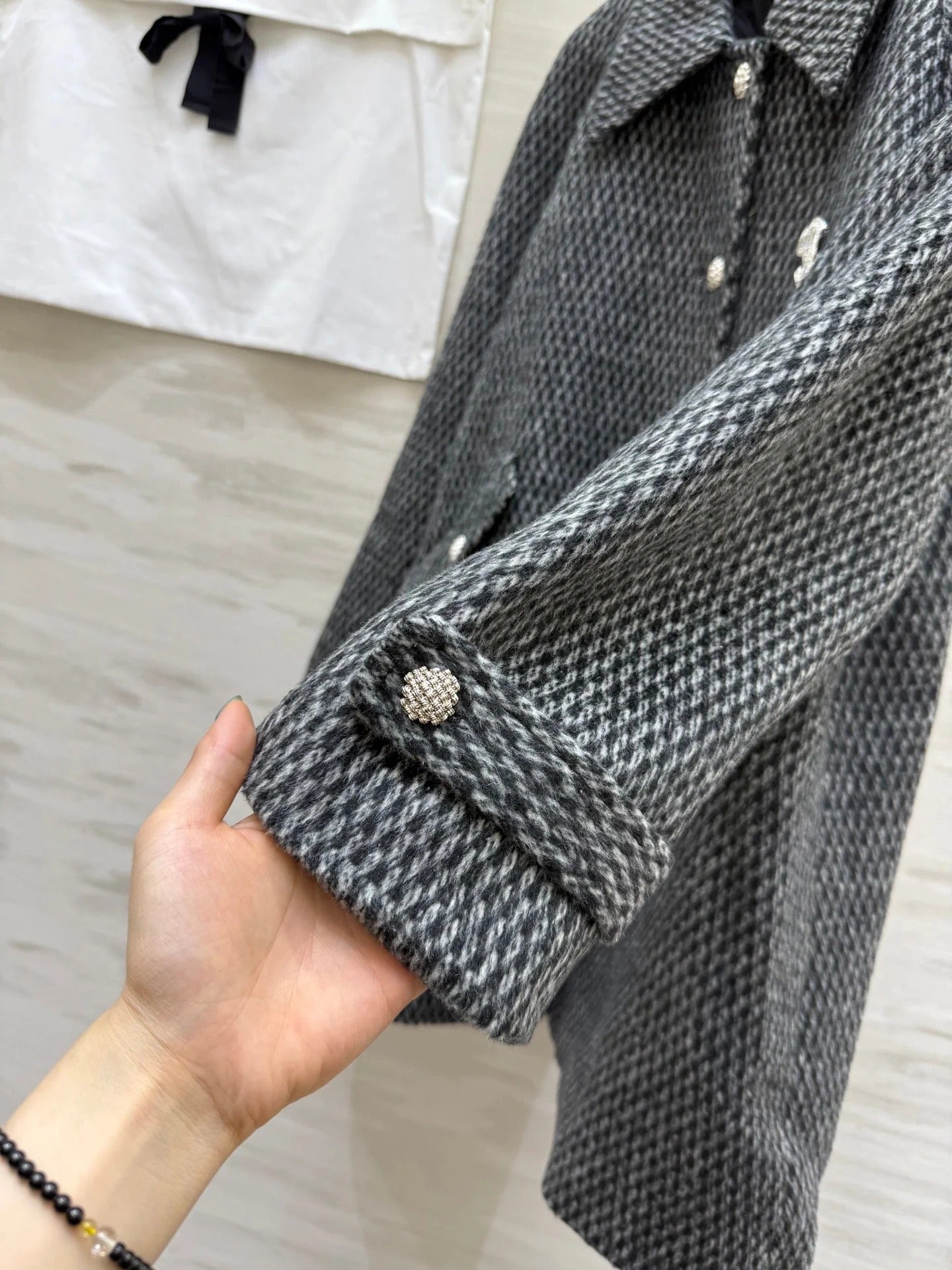 CHANEL 25S ALPACA COAT 267