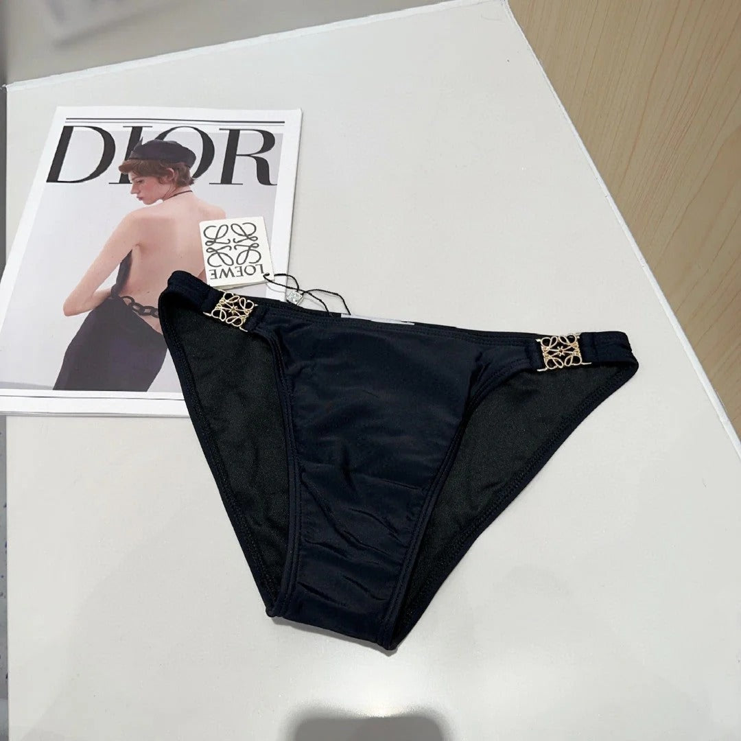 LOEWE BIKINI 25S TWO PIECE IN BLACK FULL 742673
