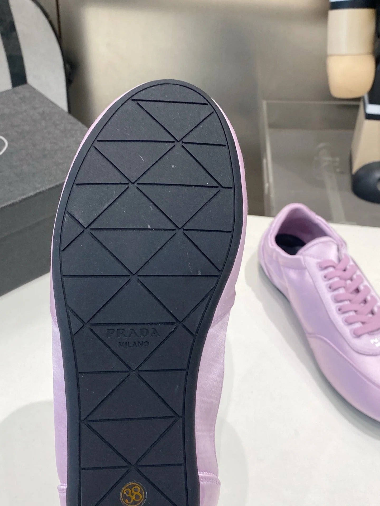 PRA 26S Casual Sneaker Baby Pink Satin 628550