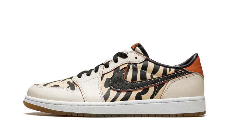 Nike Air Jordan 1 Beige Black Leather