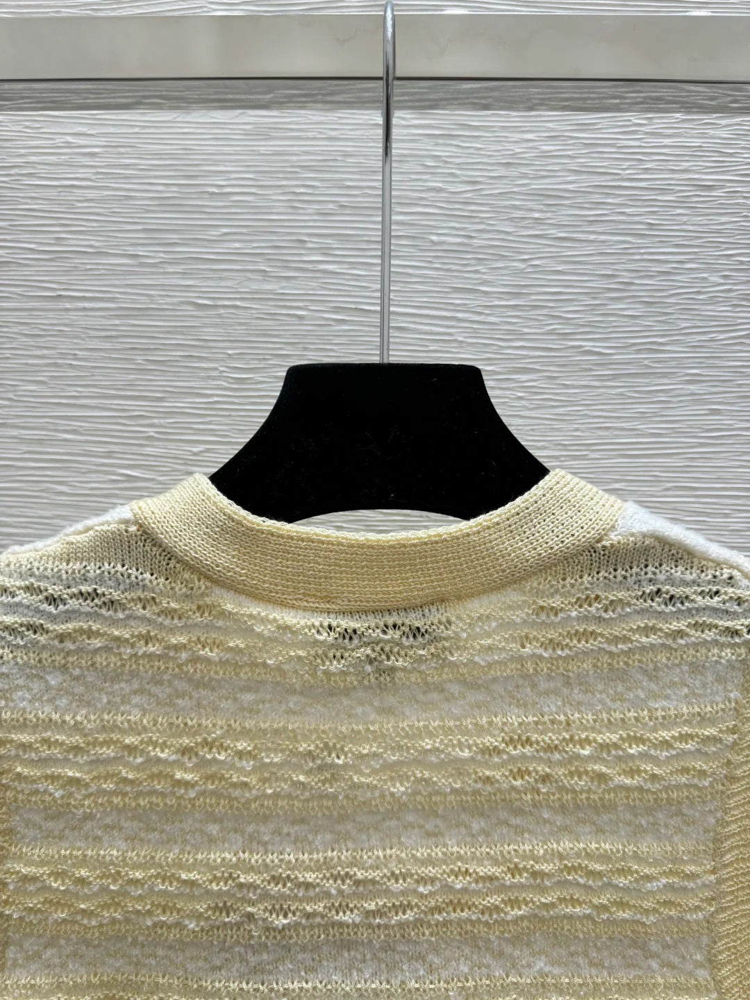 Chanel 2026 Sweater Vest Yellow Wool Nylon