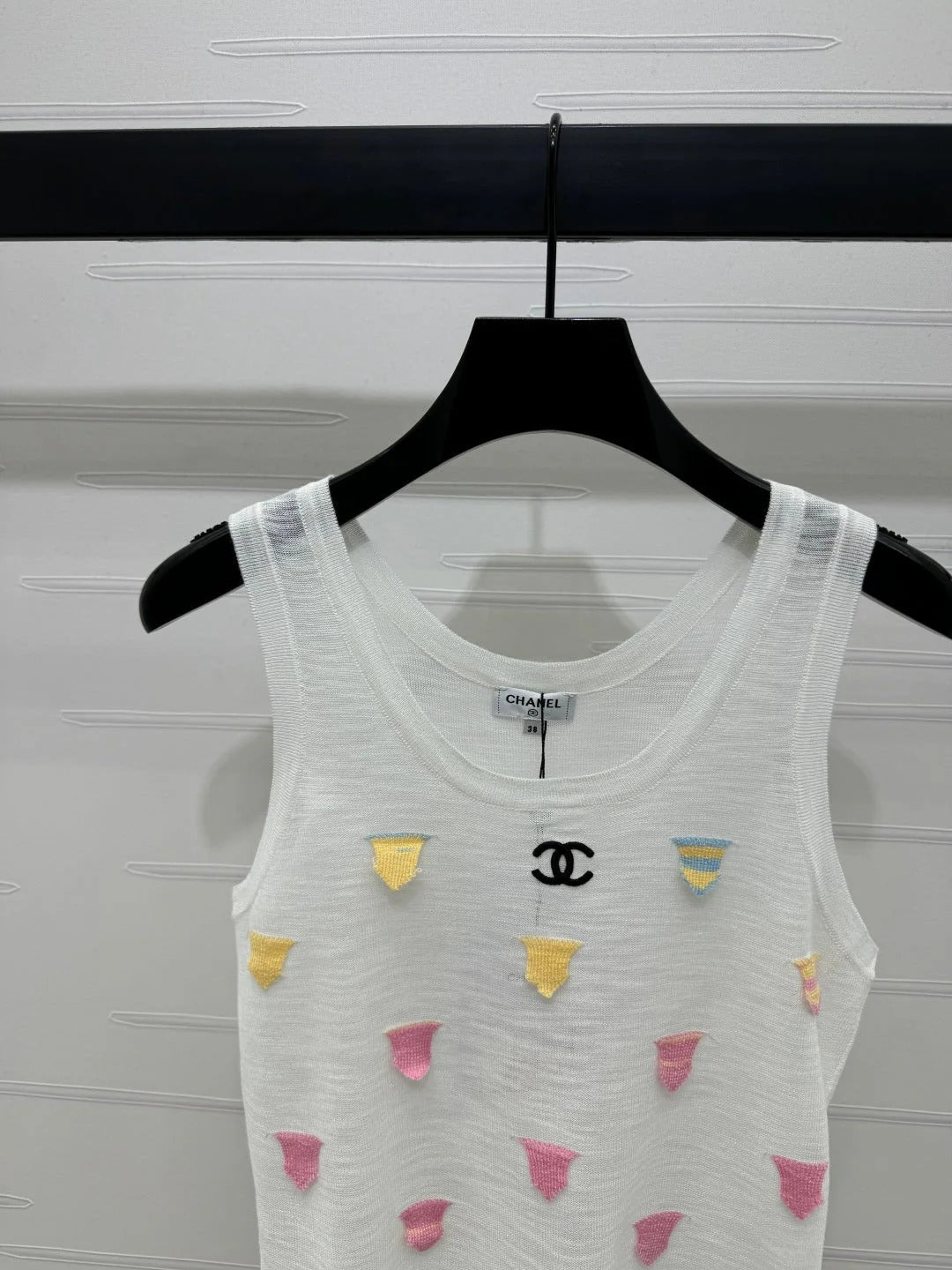 CHANEL 25S PATCHWORK TANK TOP 264142