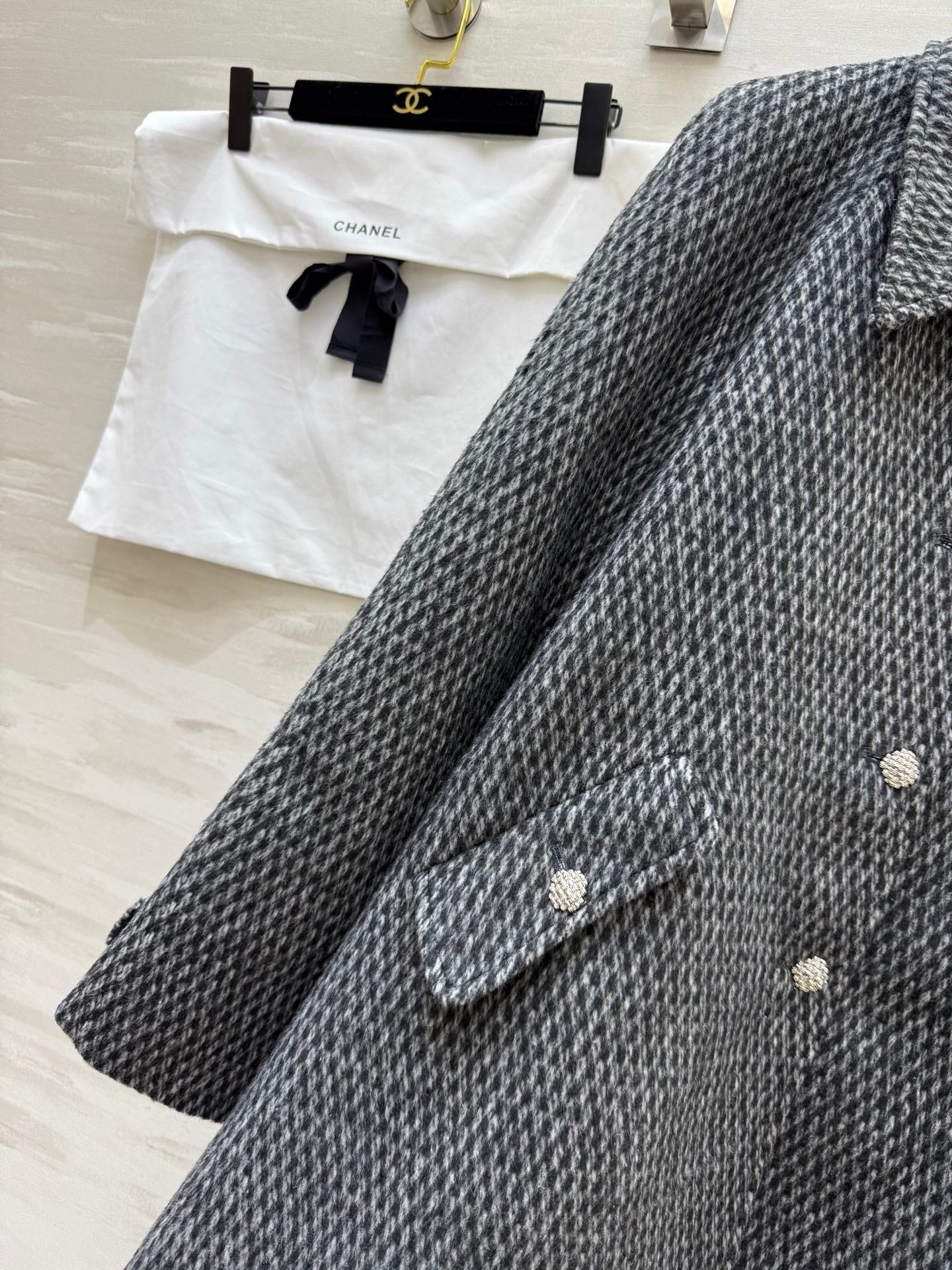 CHANEL 25S ALPACA COAT 267
