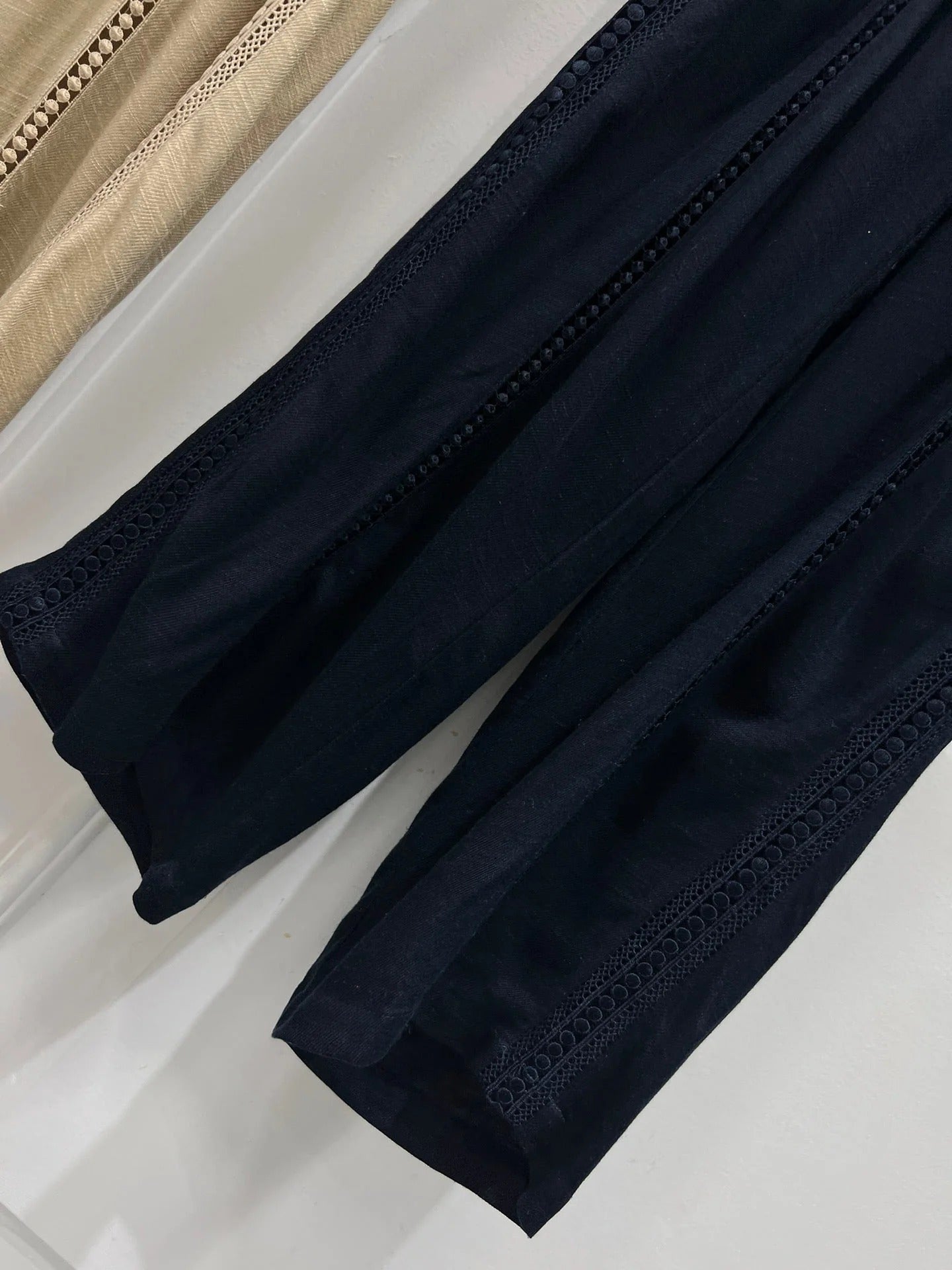 DIOR LINEN LACE PANTS 268742