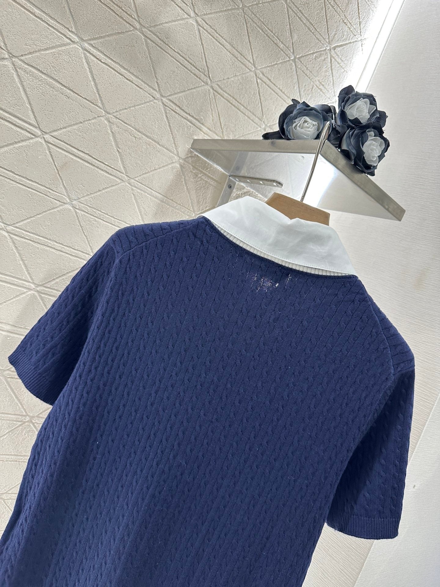 MIU 25S TWO PIECE KNIT JACKET 265536