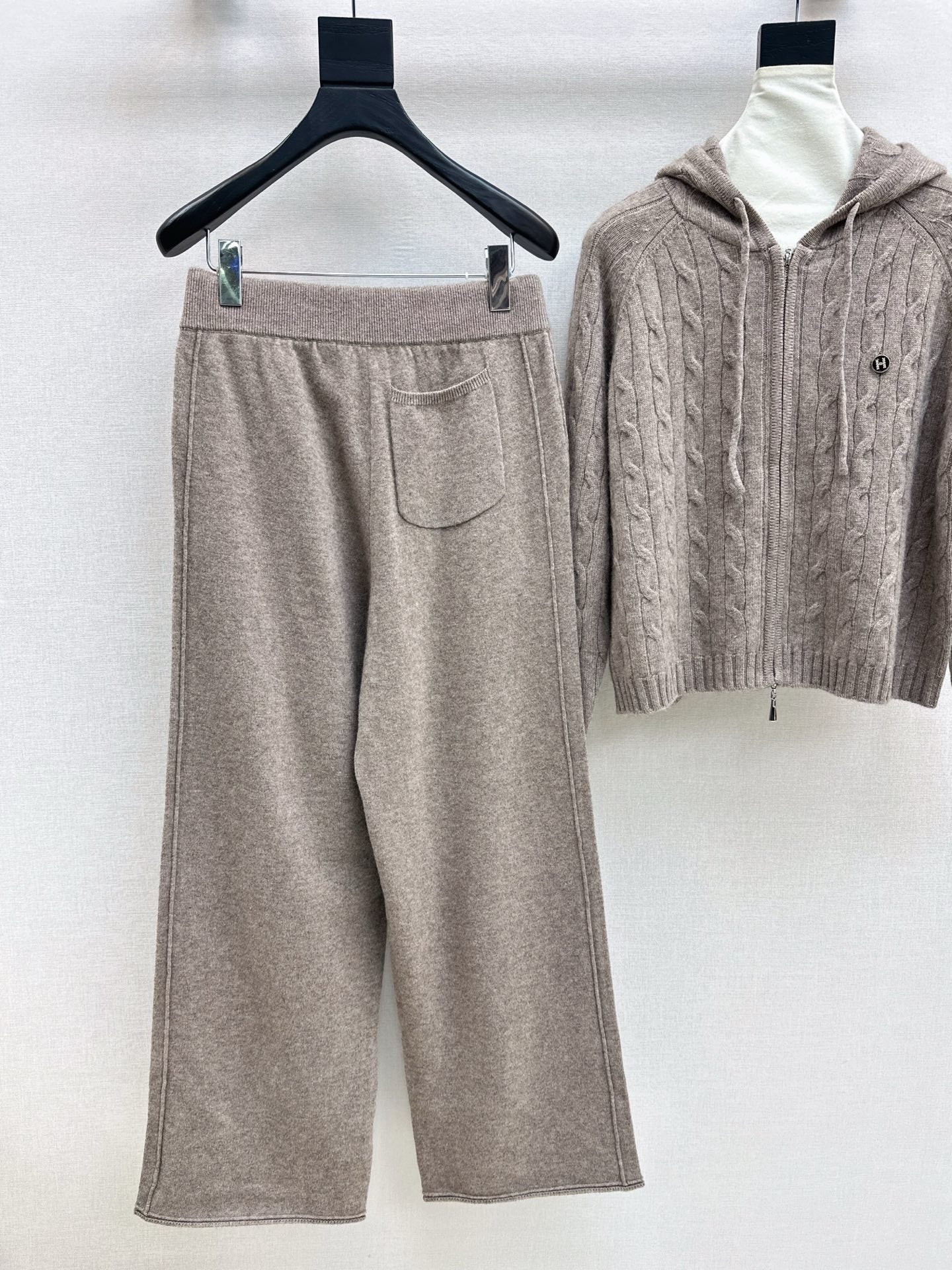 HERMES 25S OVERSIZED WOOL SUIT 026