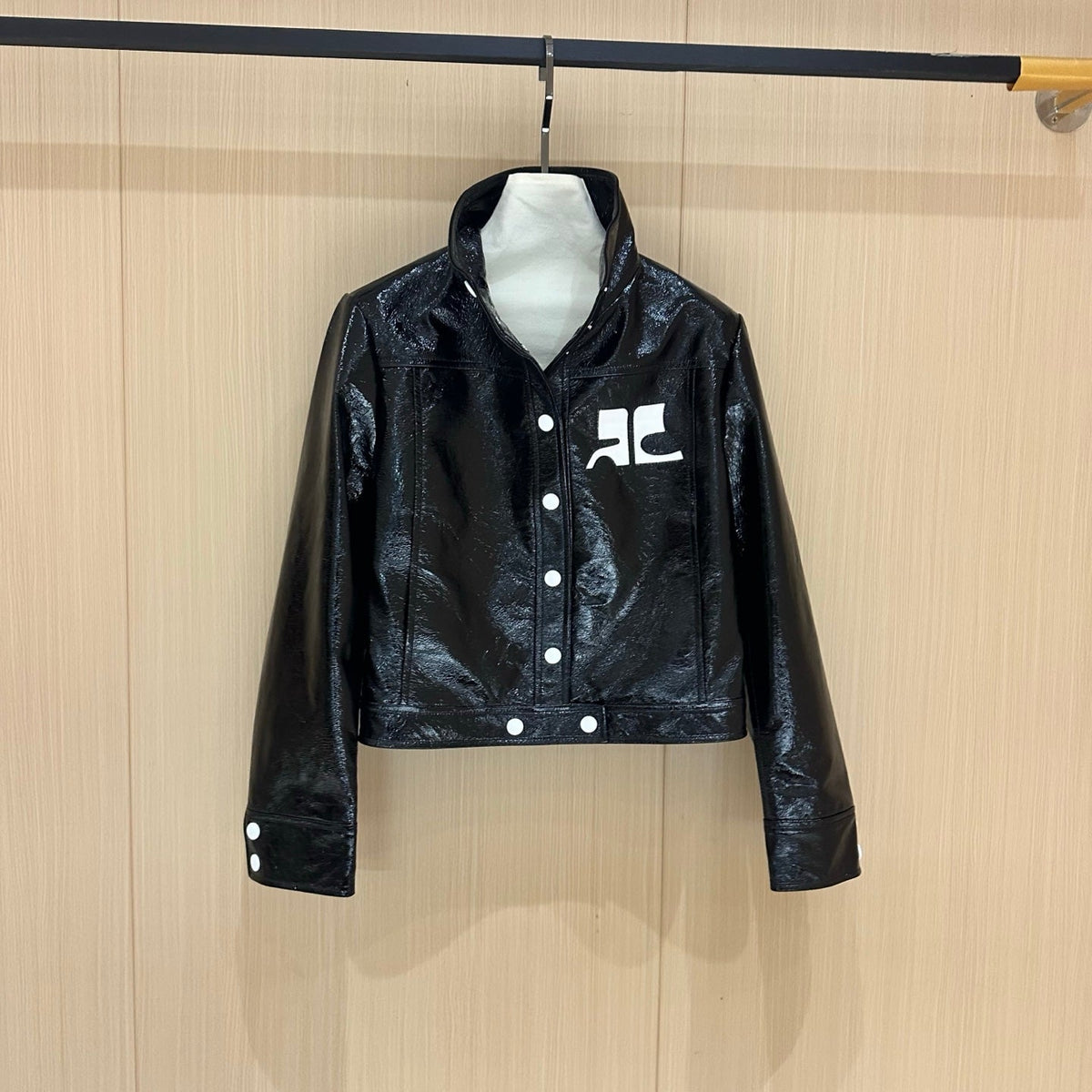 AC Reedition Vinyl Jacket Black Sheepskin