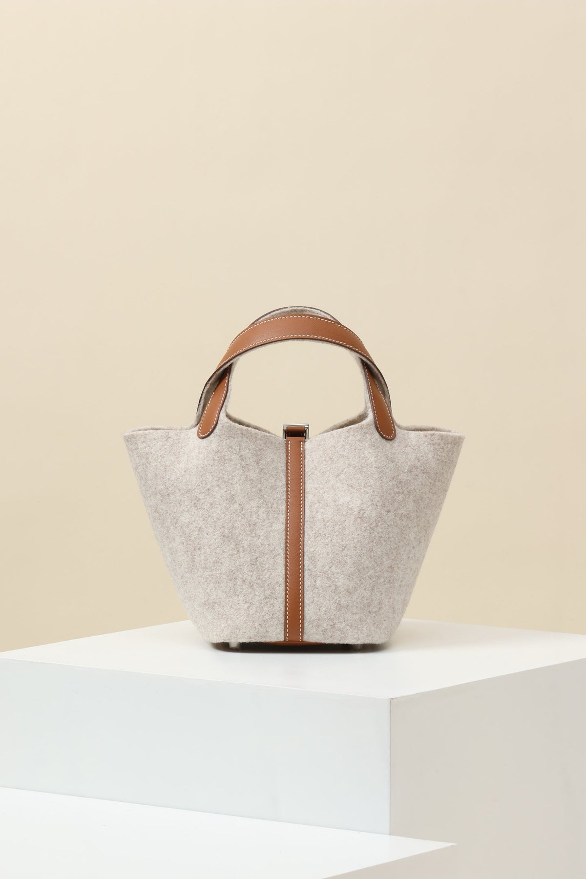 High-end Hermes 2026 Picotin Lock 19 Bag Felt And Swift Calfskin