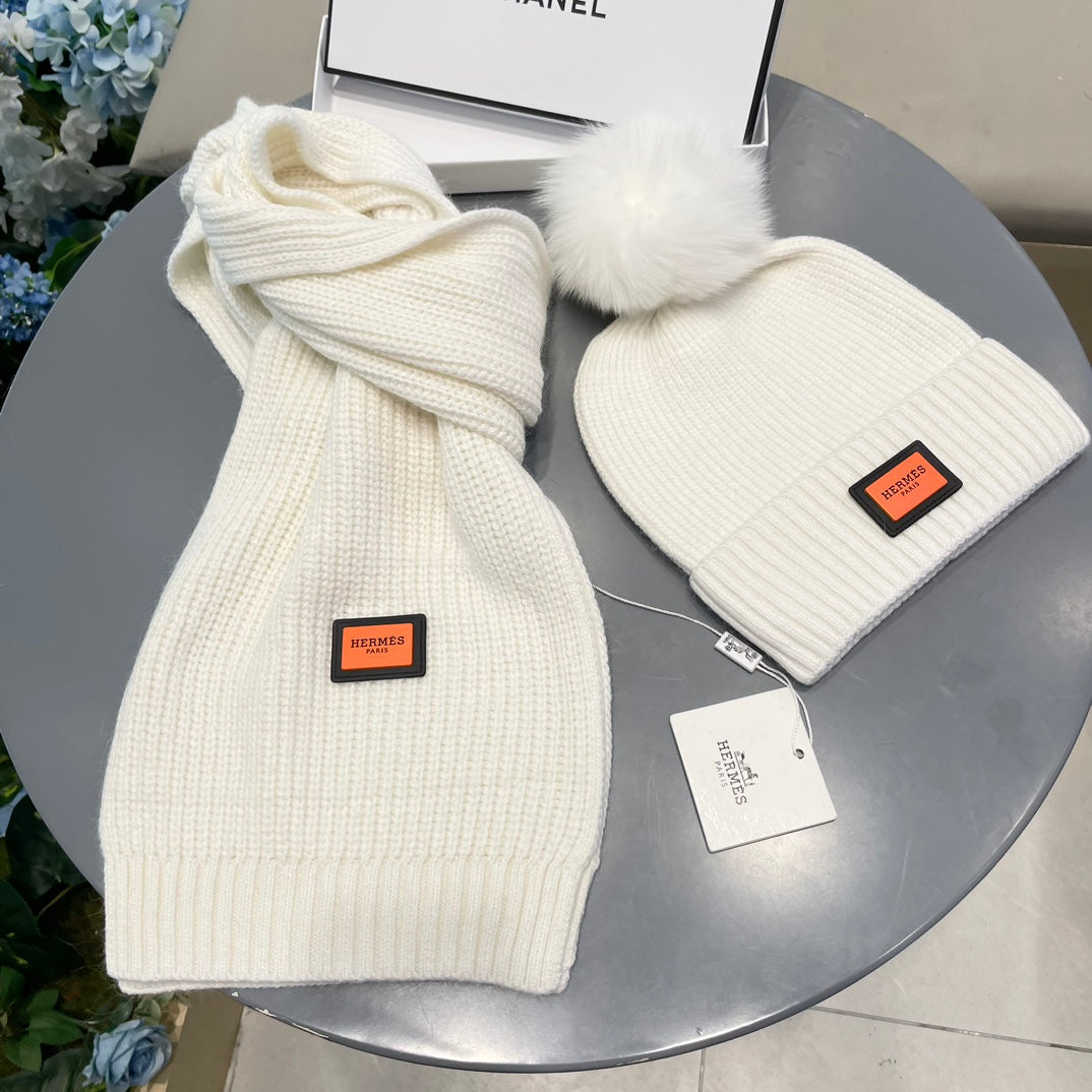 HM 26S Hat and Scarf Set Cotton 456015