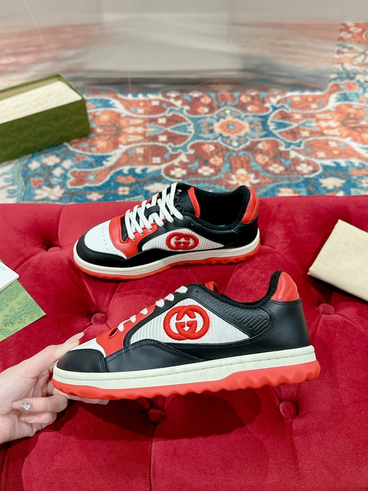 GG 26s Sneakers Multicolor Calfskin With Logo