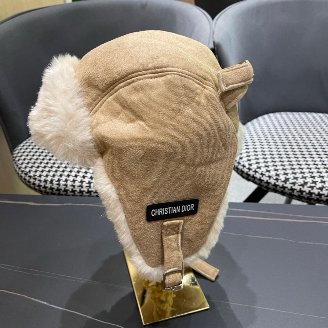 CD 26FW Fleece-Lined Aviator Hat Ear Flaps Windproof Thickened Fabric 551965