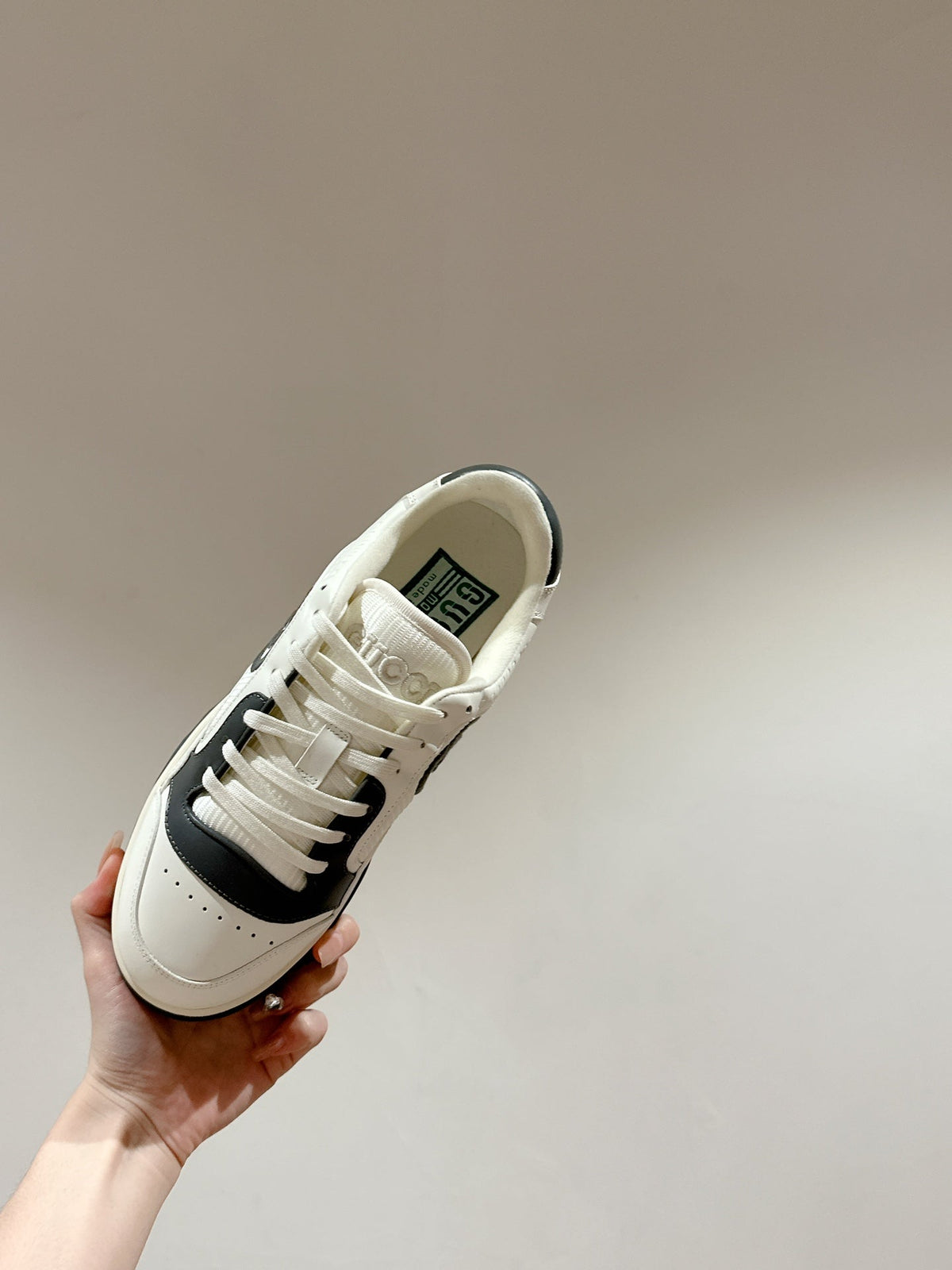 GG 26s Sneakers White Mix Grey Calfskin