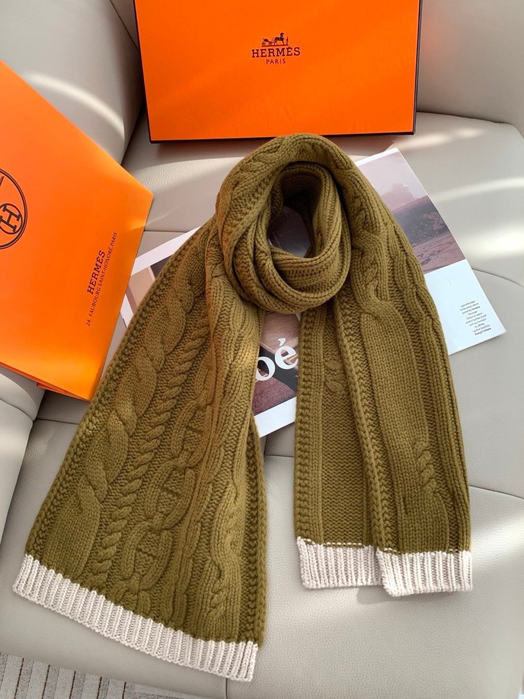 HM Long Scarf 28x180cm Cashmere 557222