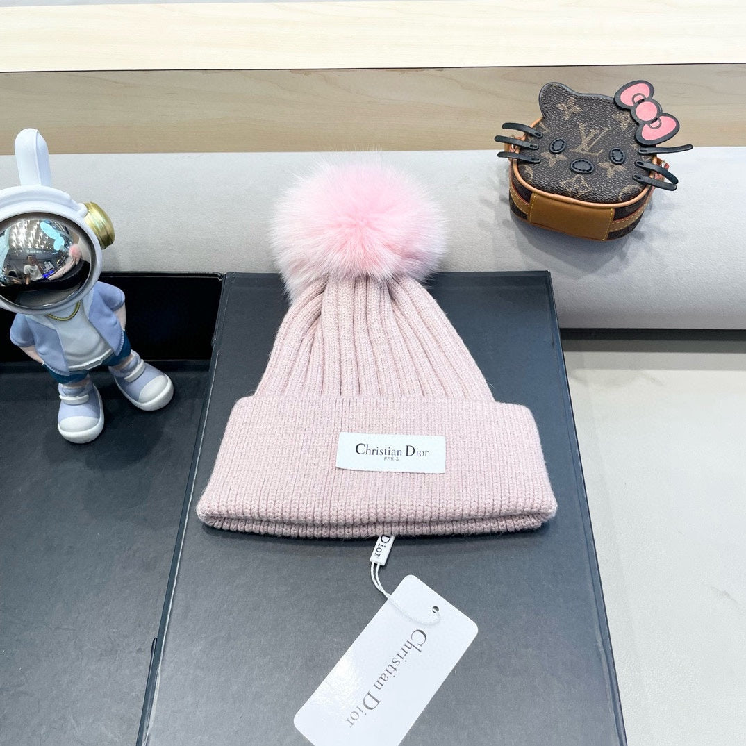 CD 26FW Knit Beanie Hat Wool Blend 563708