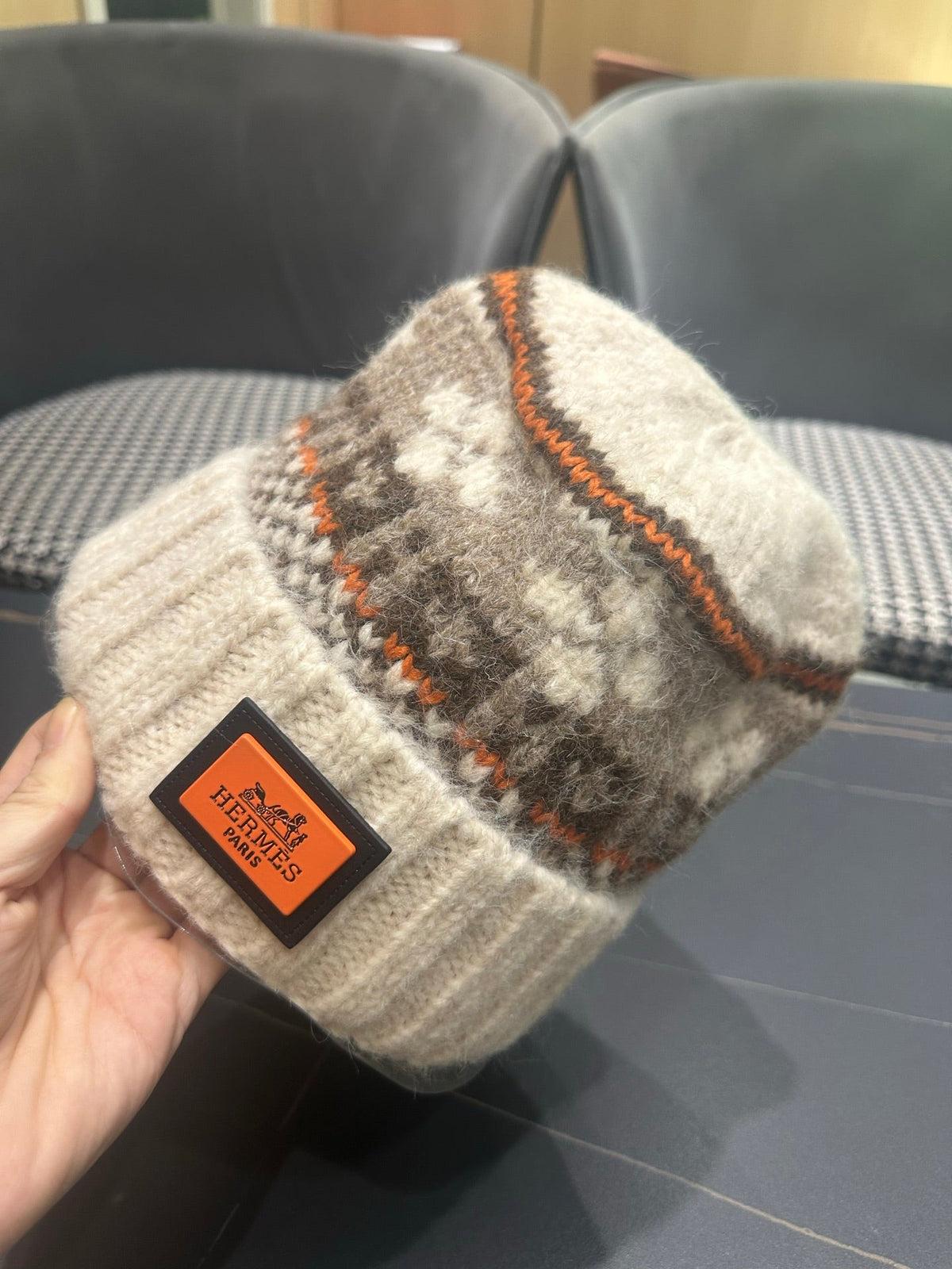HM 26FW Beanie Hat Soft Stretch Knit 527613