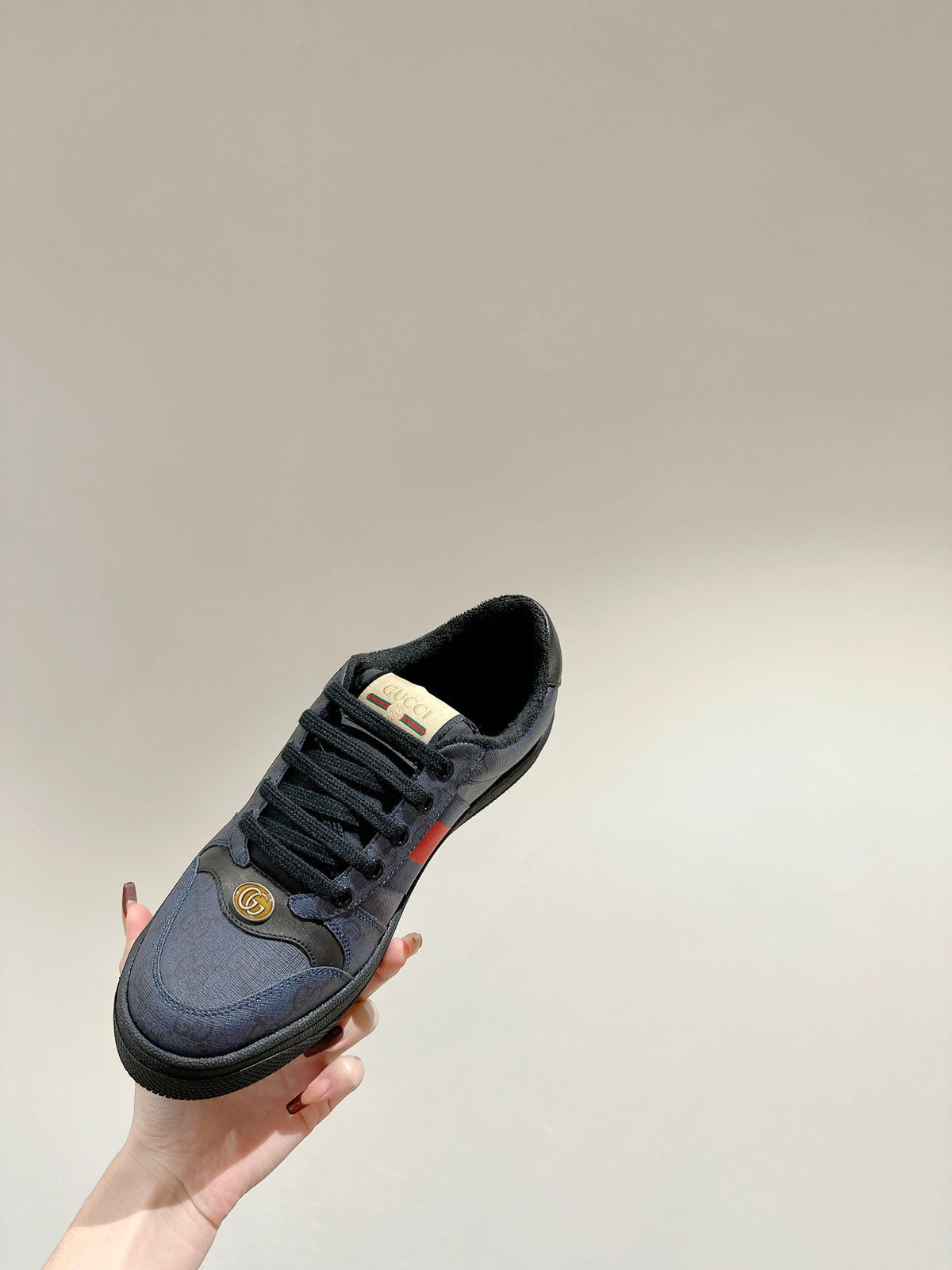 GG 26s Screener Sneaker Navy Blue Canvas
