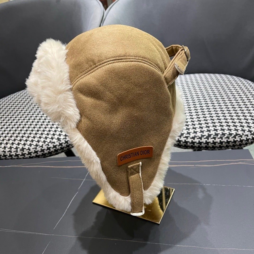 CD 26FW Fleece-Lined Aviator Hat Ear Flaps Windproof Thickened Fabric 551965