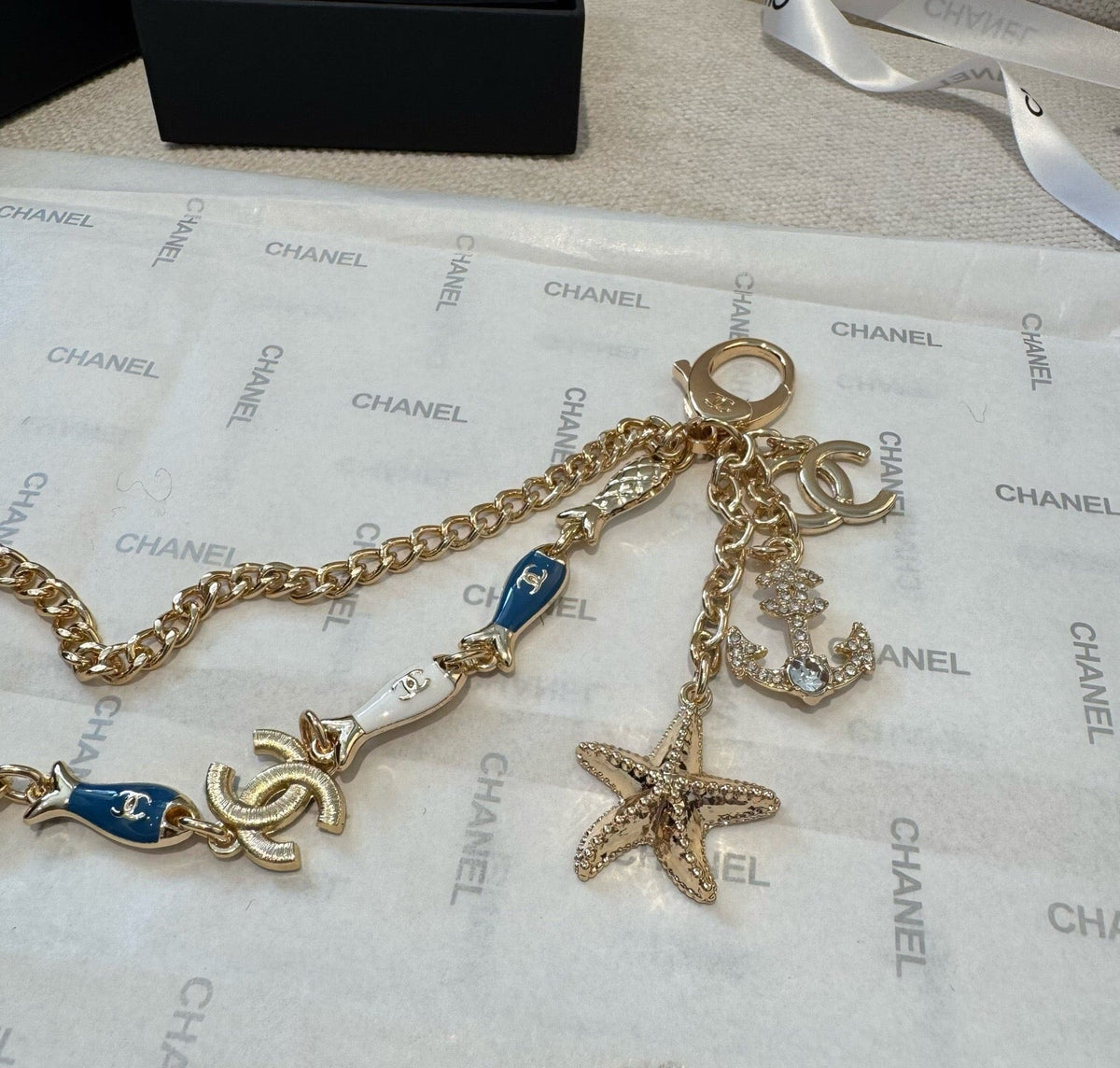 Chanel Marine Motif Bag Charm 546176