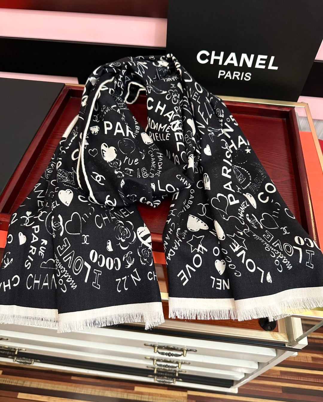 CC Scarf 65x185cm Cashmere 550783