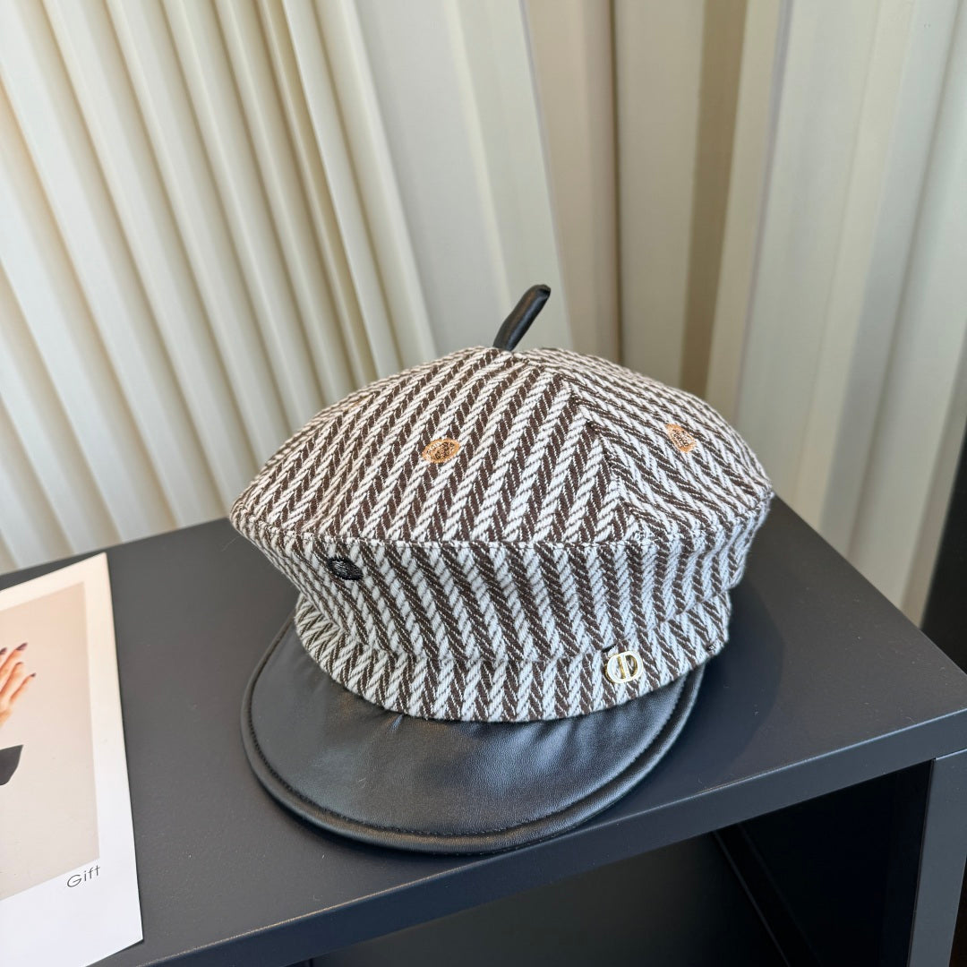 Dior 2026 Beret Hat Canvas 565691
