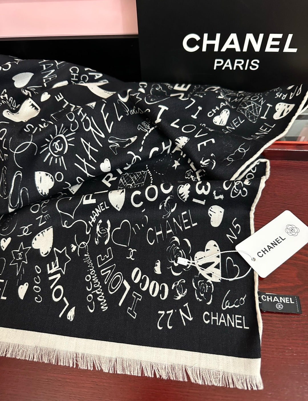 CC Scarf 65x185cm Cashmere 550783