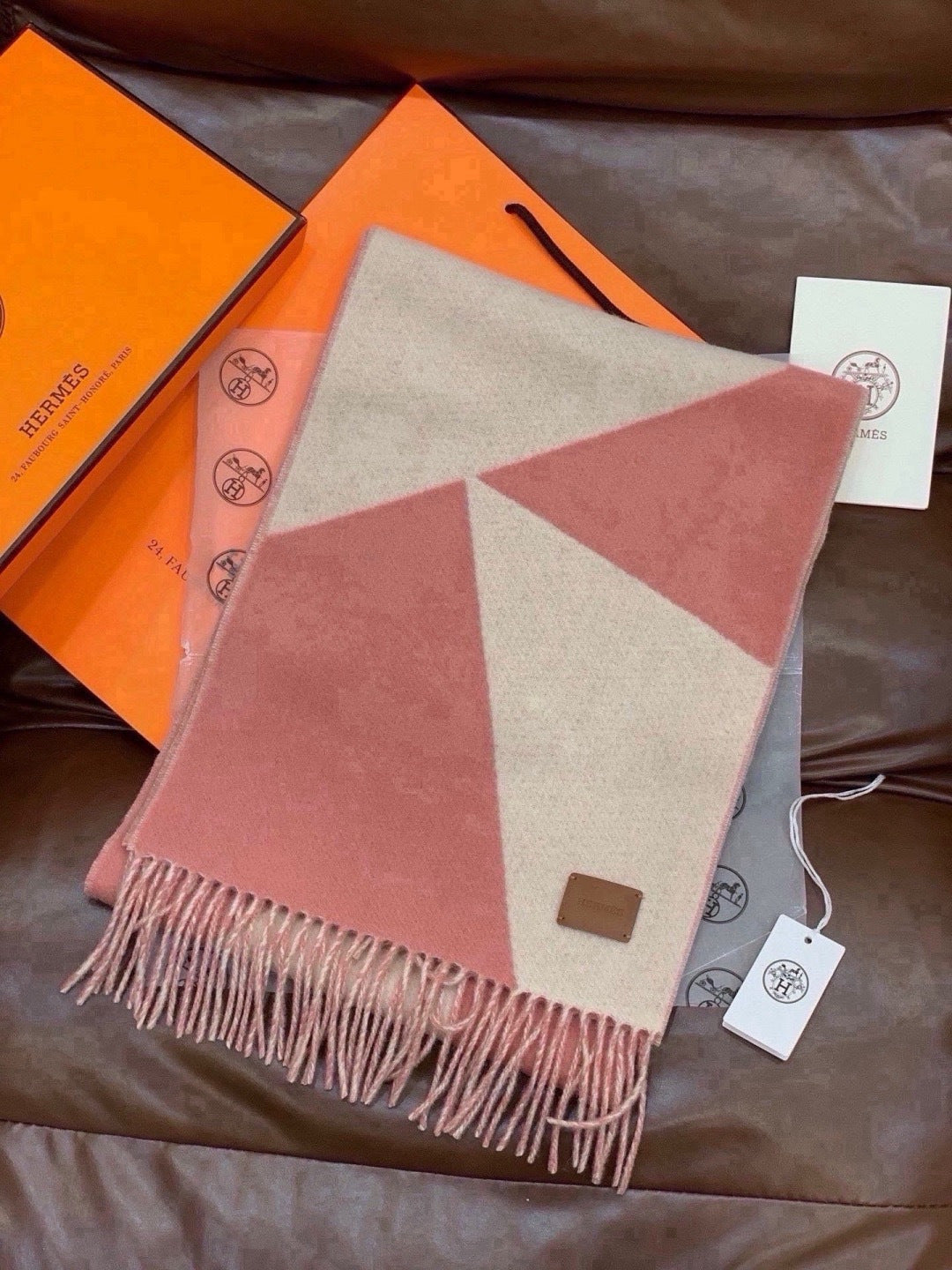 HM Long Scarf 32x190cm Cashmere 550656