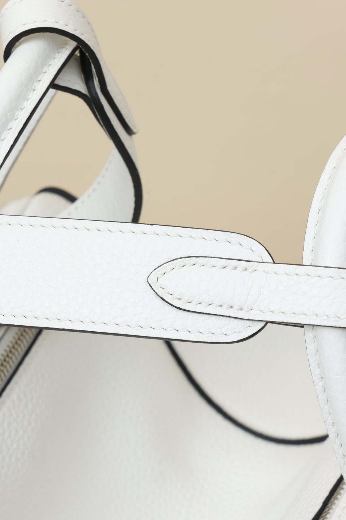 High-end Hermes 2026 Mini Lindy 30cm Clemence Calfskin