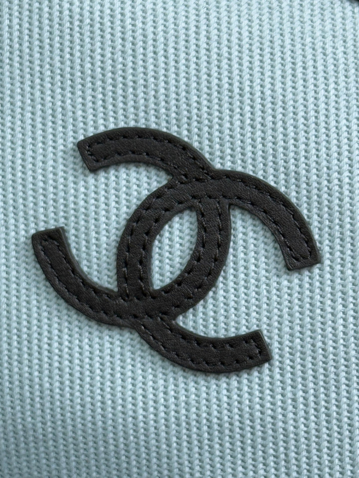 Chanel 2026 Large Zipped Pouch Bag 23cm Canvas