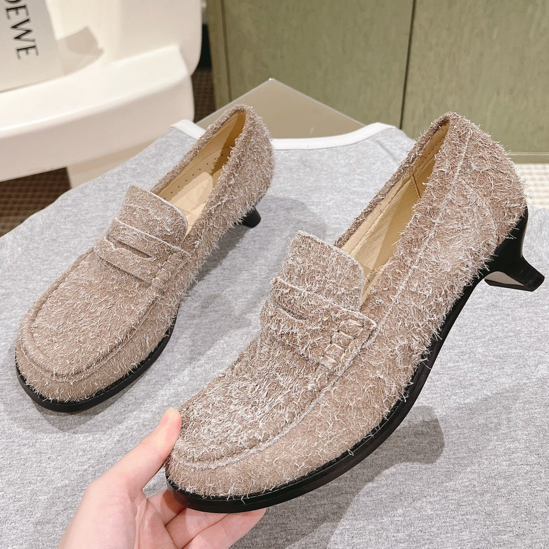 Loewe 2026 Campo Loafers Wool 653950
