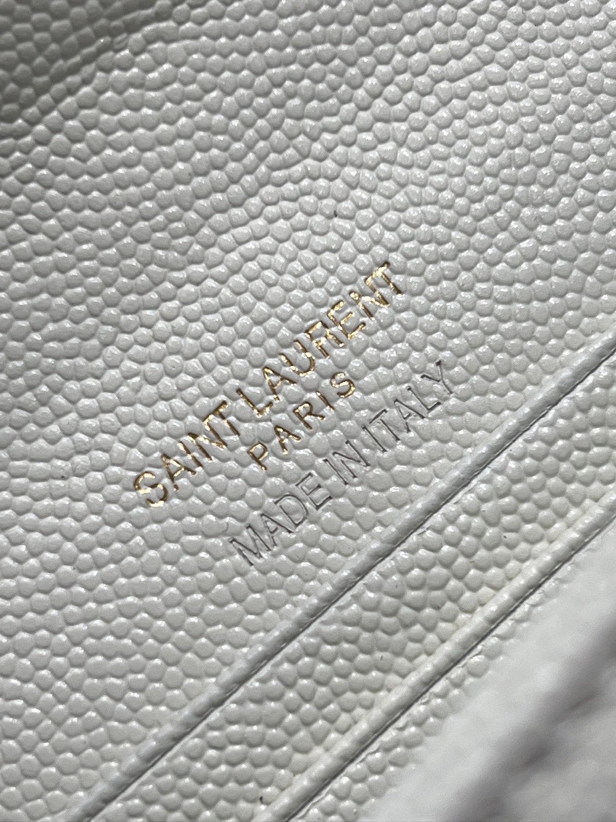 YSL 2026 Cassandre Matelassé Envelope Wallet 13cm Calfskin