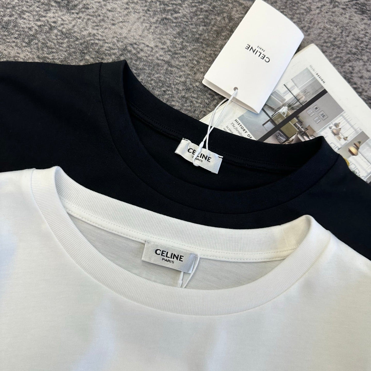 CE 26FW Long-Sleeved T-Shirt Triomphe Embroidery Cotton 430739