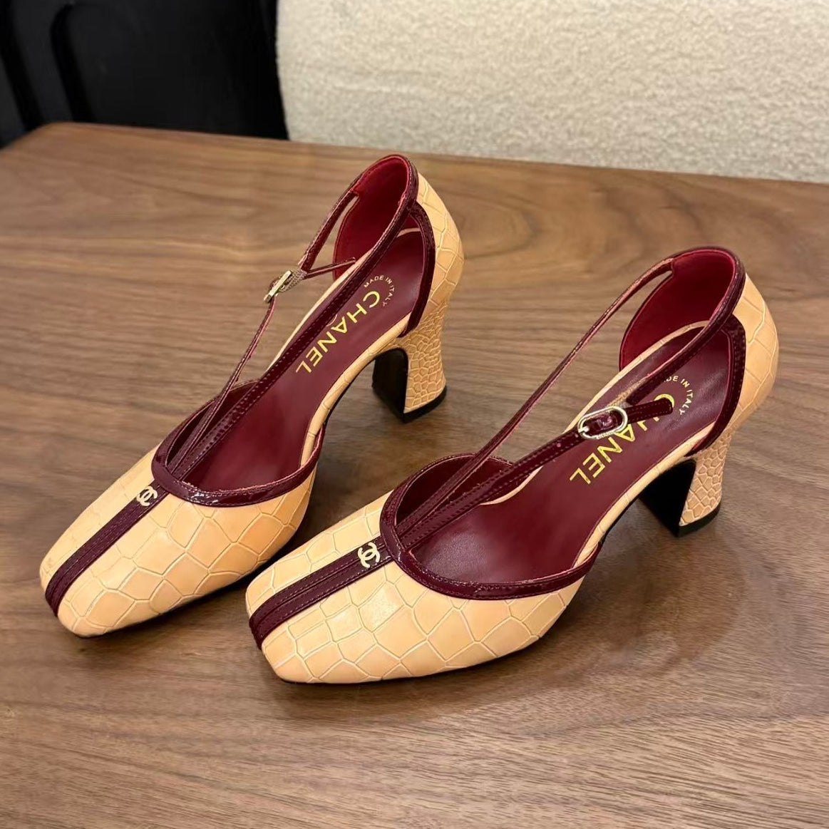 Chanel 2026 Mary Jane Slingback 85mm Leather 895338