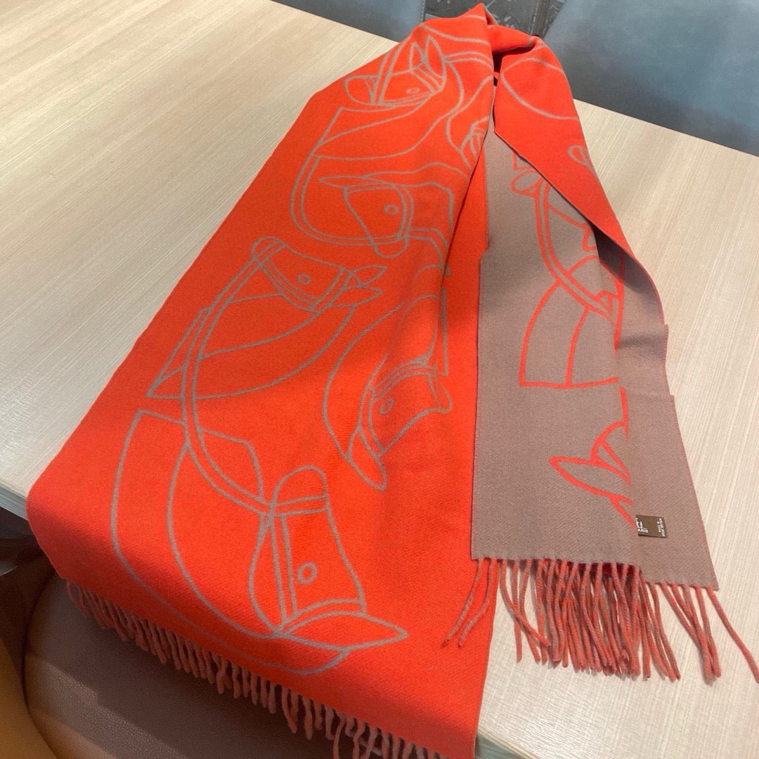 HM Long Scarf 40×195cm Cashmere 561637