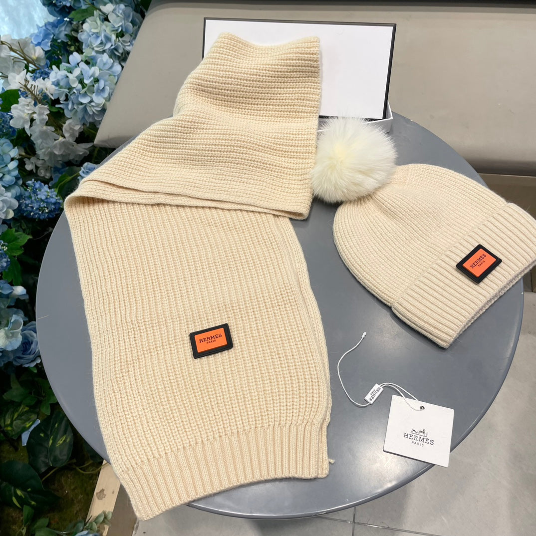 HM 26S Hat and Scarf Set Cotton 456015