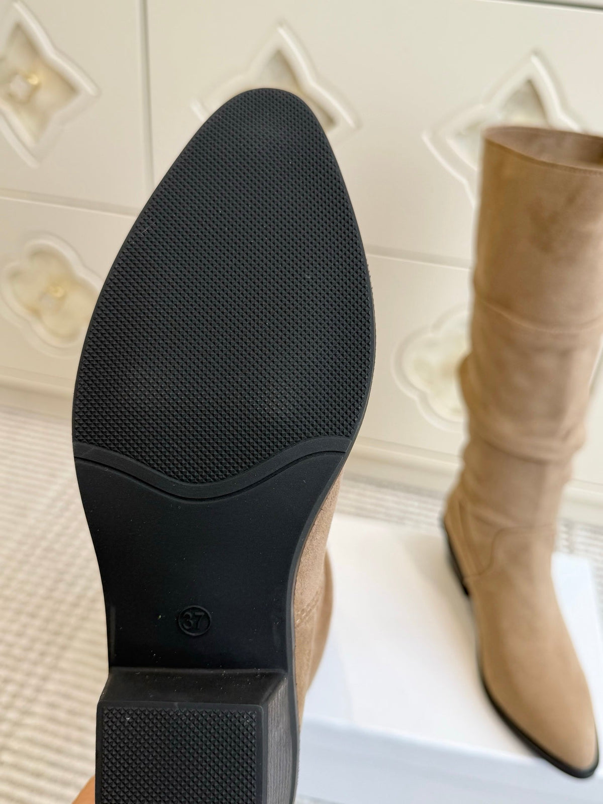 Loewe 2026 Knee-High Boots Suede 121953