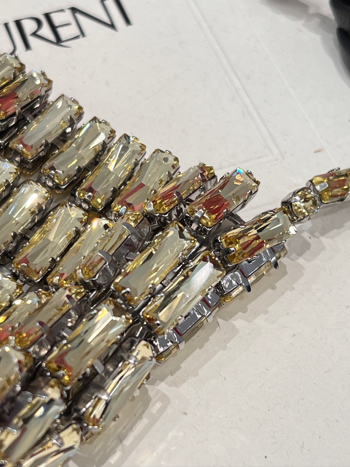 YSL 2026 Micro Evening Bag 11cm Crystals