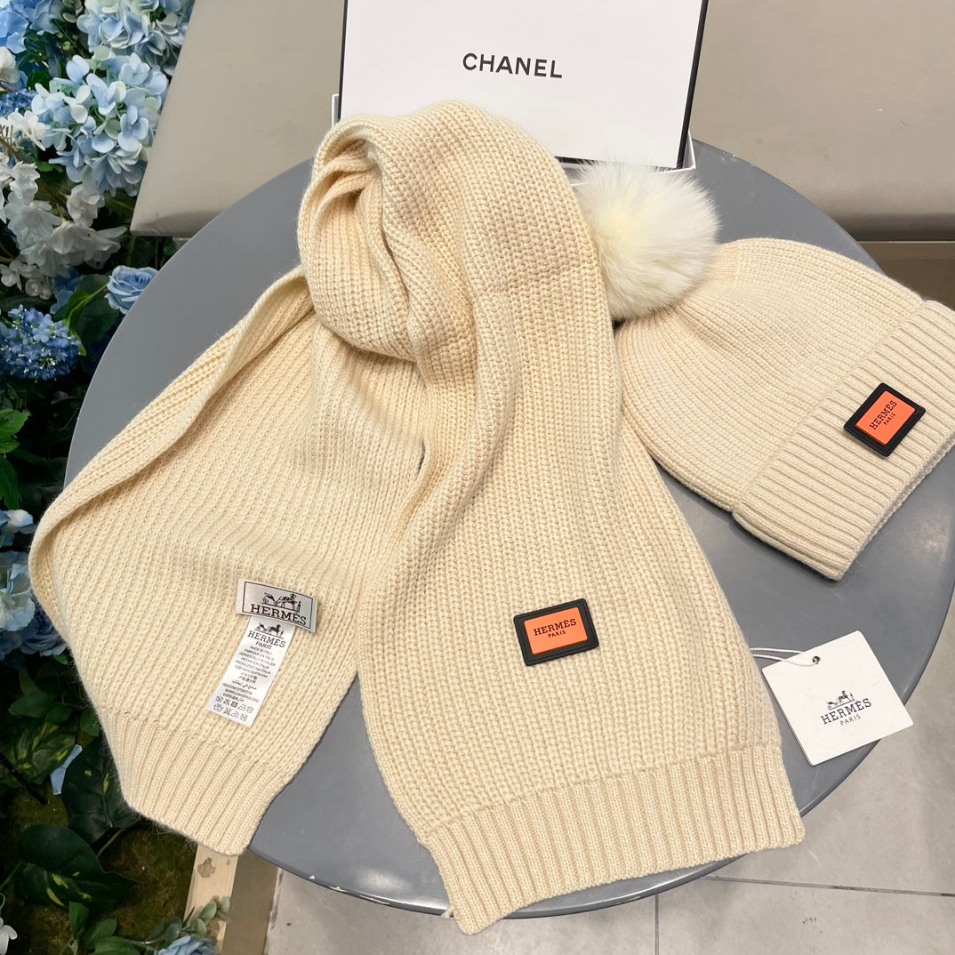 HM 26S Hat and Scarf Set Cotton 456015