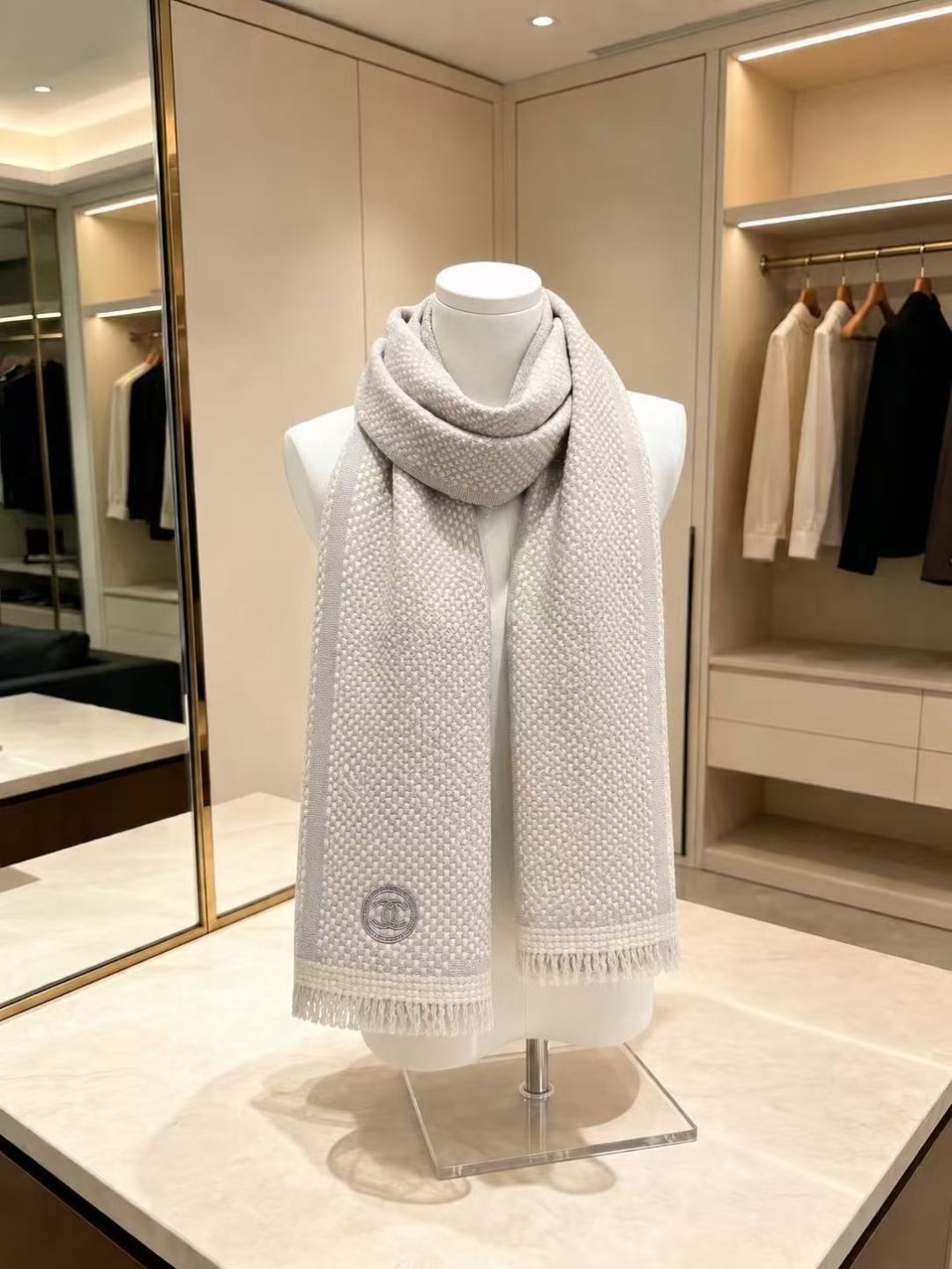 CC Long Scarf 35x200cm Sheep Wool 550710