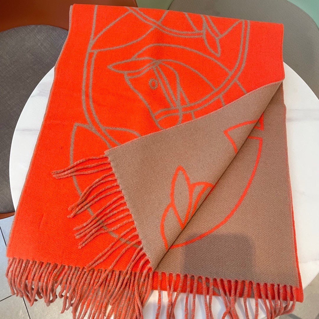 HM Long Scarf 40×195cm Cashmere 561637
