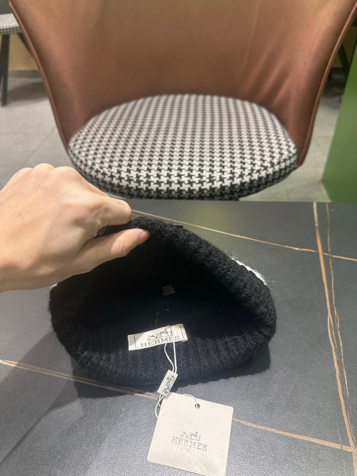 HM 26FW Soft Knit Beanie Hat Stretch Wool Blend 558996