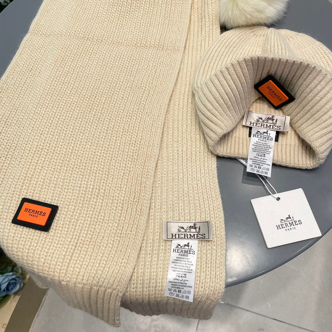 HM 26S Hat and Scarf Set Cotton 456015