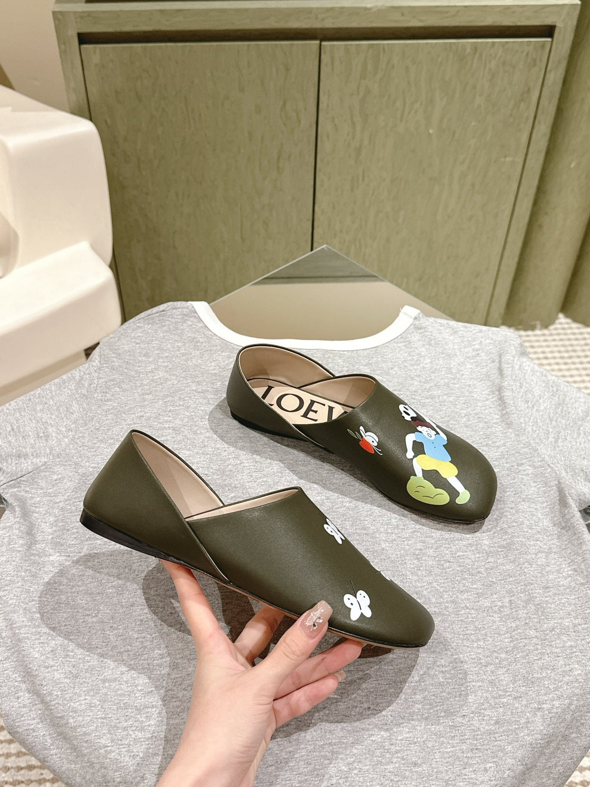 Loewe 2026 Suna Fujita Toy Loafers Sheepskin 653940