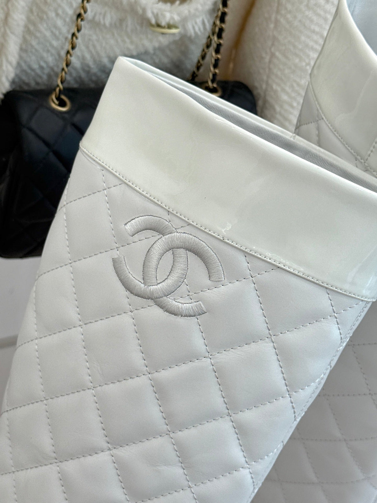 Chanel 2026 Quilted Ligne Cambon Boots Suede Leather 188462