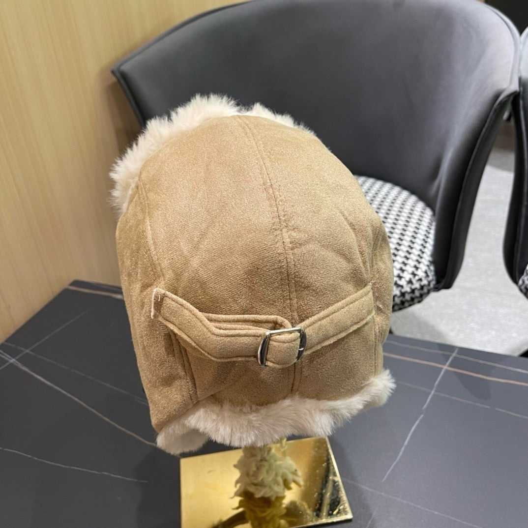 CD 26FW Fleece-Lined Aviator Hat Ear Flaps Windproof Thickened Fabric 551965