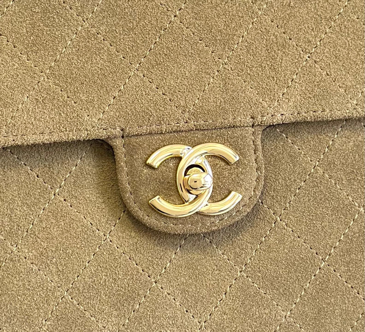 Chanel 2026 Large Clutch Bag 30cm Suede 407661