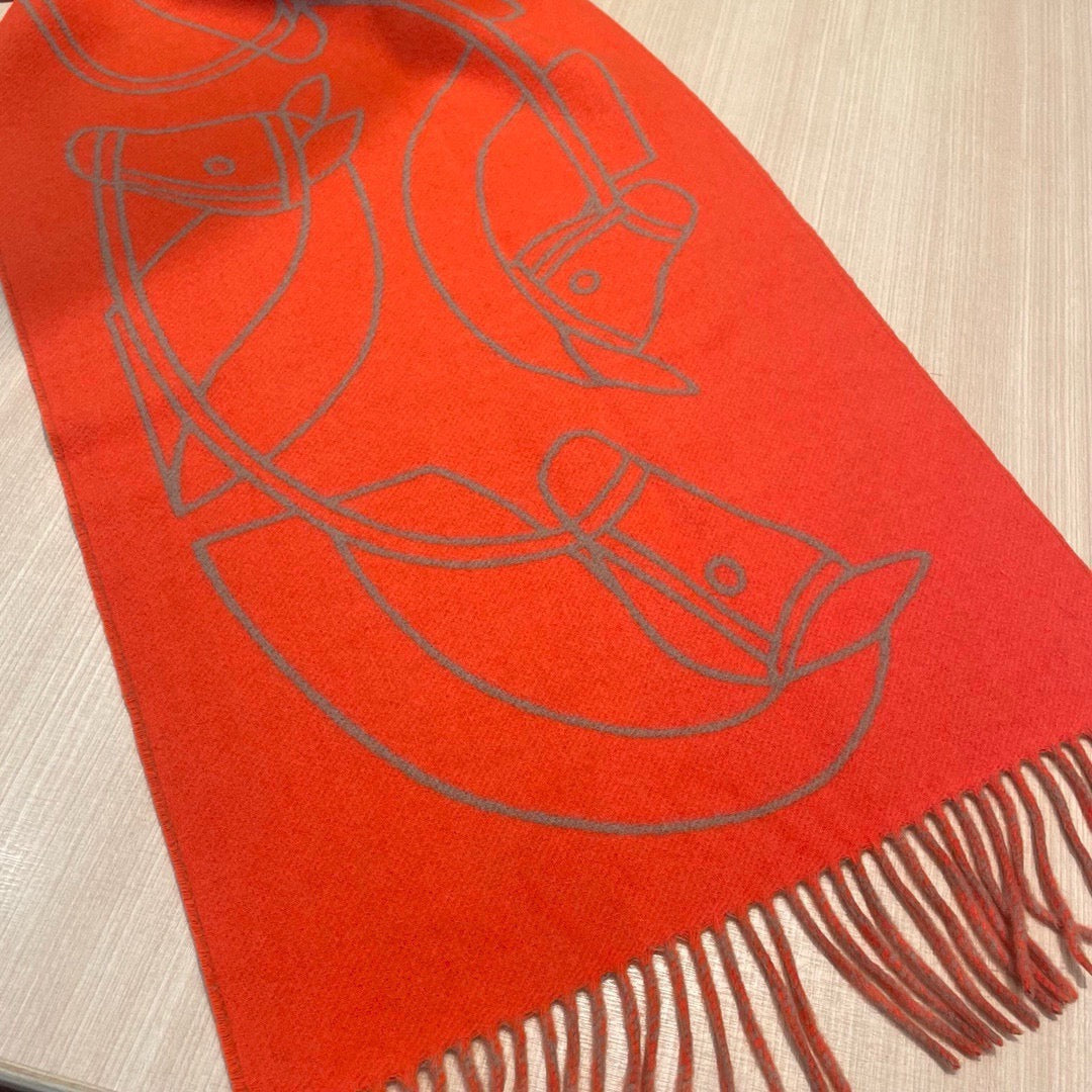 HM Long Scarf 40×195cm Cashmere 561637
